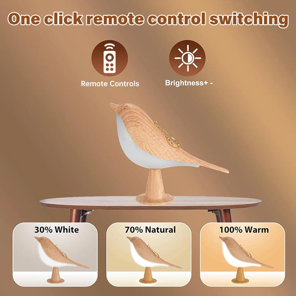 Magpie LED Night Lights: 3-Color Touch USB Aromatherapy Lamp